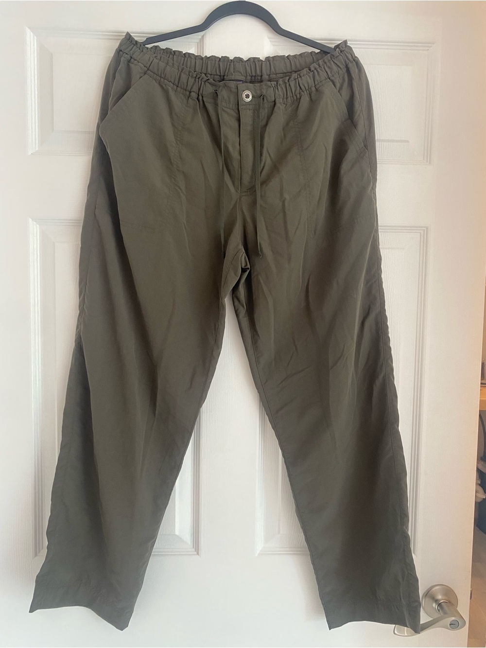 Patagonia Olive Drawstring Chinos Size 14
